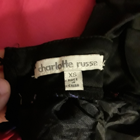 Charlotte Russe Floral strapless dress - Picture 9 of 14